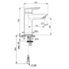 Ideal Standard Tesi A6559AA Смеситель для раковины однорычажный