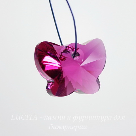 6754 Подвеска Сваровски Бабочка Fuchsia (18 мм) ()