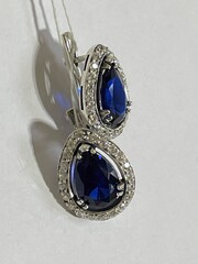 Клео (серьги из серебра)