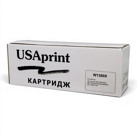 Картридж лазерный USAprint 136A W1360X+CHIP с ЧИПОМ, черный, до 2600 стр - купить в компании MAKtorg