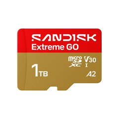 Карта памяти SanDisk Extreme GO microSD UHS-I 1 ТБ, до 240/160 МБ/с (SDSQXGN-1T00-GN6MN)