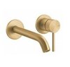 Gessi 316 54086#727 Встраиваемый смеситель для раковины, цвет Brushed Brass PVD