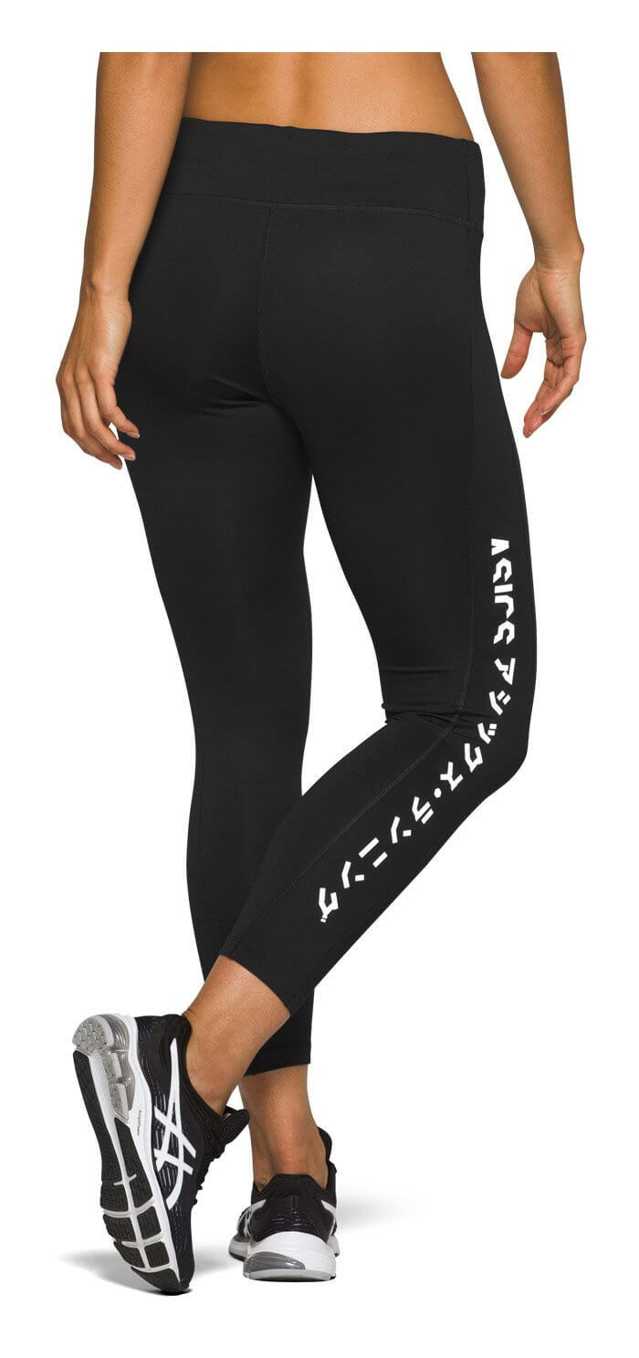 Asics Katakana Crop тайтсы беговые женские черные - 3