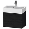 Duravit D-Neo DE422901616 Тумбочка подвесная компакт, 440x584x372, 1 ящик, цвет: Black Oak