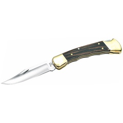 Фото Складной нож Buck Folding Hunter с выемками 0110BRSFG, сталь 420НС, рукоять дерево