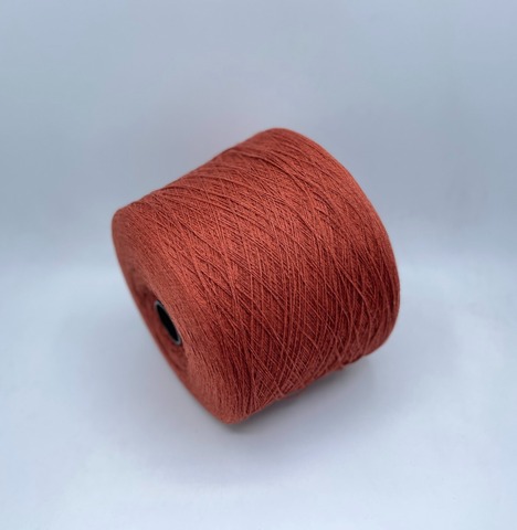 Biagioli Modesto (пр.Италия),art-Cashmere Cotone 2/30 1500м/100 гр. 55% Кашемир, 45% Хлопок, цвет-Коричневый терракот, арт.29758