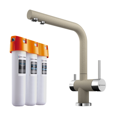 Omoikiri 4055.8028 Комплект Nagano + Pure drop Lite (бежевый)