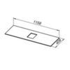 Allen Brau Priority 1.31012.M Столешница, цвет: Marble Carrara