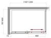 BelBagno Uno UNO-AH-1-120/80-P-CR Душевой уголок прямоугольный, 120x80, цвет: хром