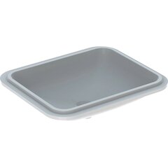 Geberit VariForm 500.766.01.2 Раковина с установкой под столешницу прямоугольной формы, 50х40 см, без отв. под смеситель, без отв. перелива фото