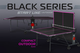 Стол теннисный Compact-2 LX Всепогодный Black фото №1