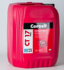 Грунтовка Ceresit CT 17 PRO глубокого проникновения, 10 л