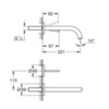 GROHE Atrio 19918DC3 Смеситель для раковины встраиваемый