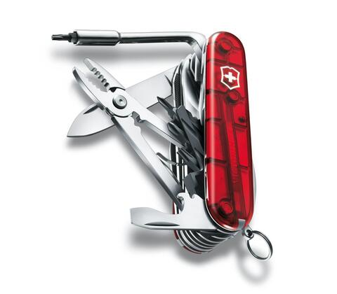 Нож складной Victorinox CyberTool 41, 91 mm, Translucent Blue (1.7775.T2)