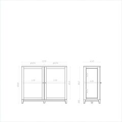 Низкая витрина Case CS160/2D