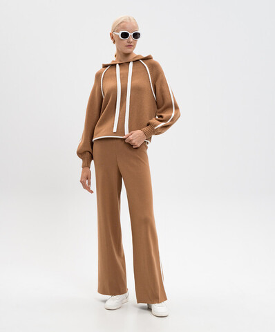 TWINSET Свитшот трикотажный с капюшоном