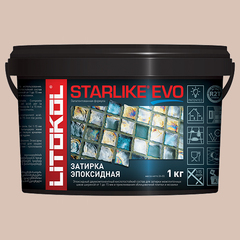 Затирка швов эпоксидная Litokol Starlike Evo S.500 Rosa Cipria, 1 кг