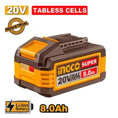 Аккумуляторная батарея TABLESS CELLS 20В/8.0Ач. INGCO FBLI2158 INDUSTRIAL