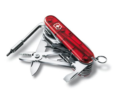 Нож складной Victorinox CyberTool 41, 91 mm, Translucent Blue (1.7775.T2)