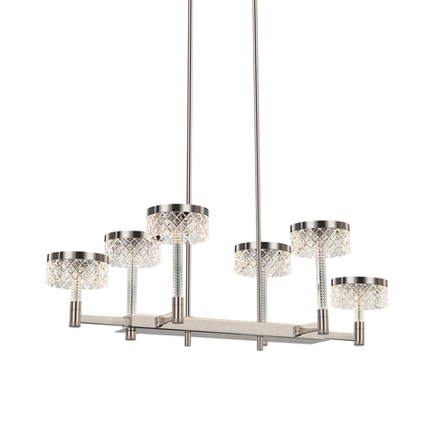 Фото: Люстра MD21020075-6B satin nickel - основной вид