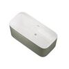 Allen Brau Infinity 2.21001.20/CGM Акриловая ванна, 170x80, цвет: белый, зелёный