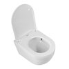 Cezares CZR-38088-49-TH-TOR/SC Унитаз подвесной безободковый с сиденьем, цвет: белый