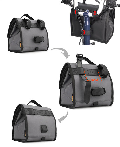 Картинка велосумка Rhinowalk RK9106 black - 3