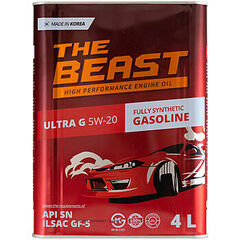 E0103L04U1 THE BEAST Синт-ое мот.масло ULTRA G 5W-20 (4л) - 4 л