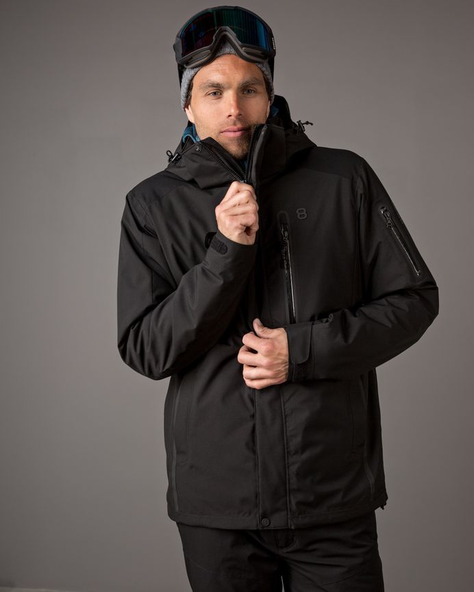 8848 Altitude Castor Jacket мужская горнолыжная куртка black - 5