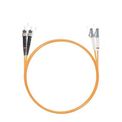 Патч Корд Оптоволоконный LC/UPC-ST/UPC MM OM1 62.5/125 Duplex 3.0мм 1 м