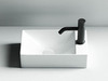 Ceramica Nova Element CN5007 Накладная раковина прямоугольная (отверстие справа), 37.5x21.5, цвет: белый