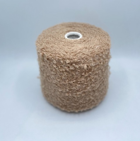 Luxury Selection by Ri.Go(пр.Италия), art-Fancy Alpaca ,190м/100гр, 92%Альпака бэби 8%полиамид , цвет-Бежевый ,арт.27339