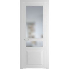 Межкомнатная дверь эмаль Profil Doors 1.5.4PD крем вайт остеклённая