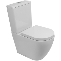 BelBagno BB2141CP-TOR/BB2141T/BB865SC Унитаз-компакт безободковый, цвет: белый фото
