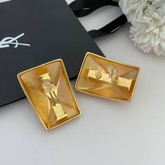 27061-sergi-klipsy-krupnye-pryamougolnikov-iz-latuni-ysl