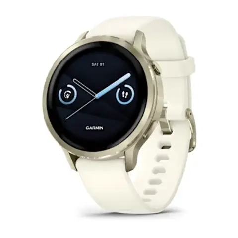 Смарт-часы VENU 4 – 41 mm, Lunar Gold with Bone Silicone Band