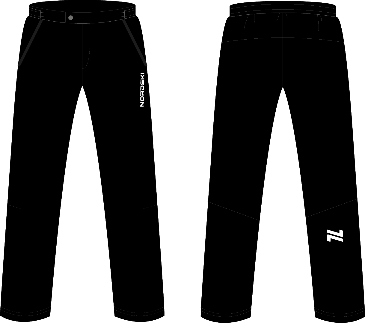 Nordski Light утепленные ветрозащитные брюки мужские - 2