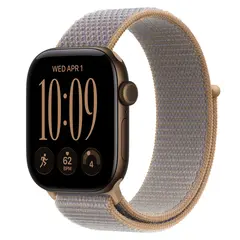 Умные часы Apple Watch Series 12 GPS, 42mm, Dark Bronze Aluminum Case with Chambray Blue Sport Loop