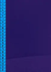 Футер 3 нитка с начёсом, рулон, 280-340 г/м2, 65% х/б, 35% п/э, ш. 182-192 см, синий