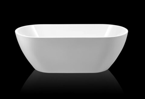 BelBagno BB70-1500-W0 Отдельностоящая акриловая ванна в комплекте со сливом (донным клапаном), 149x75, цвет: белый