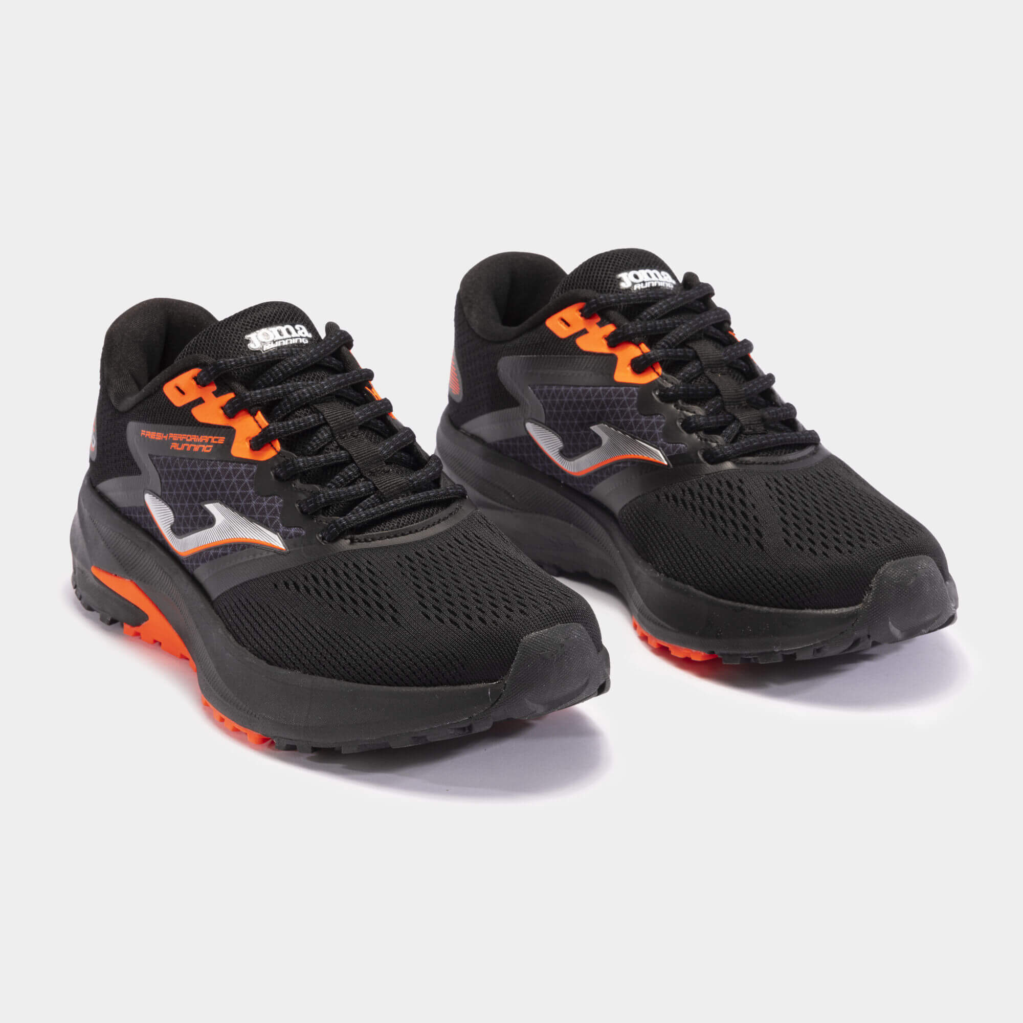 Мужские кроссовки для бега Joma Speed черно-оранжевые - 5