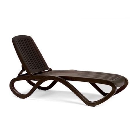 Пластиковый шезлонг Nardi Tropico chocolate