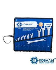 Набор ключей комбинированных КОБАЛЬТ 8,10-1