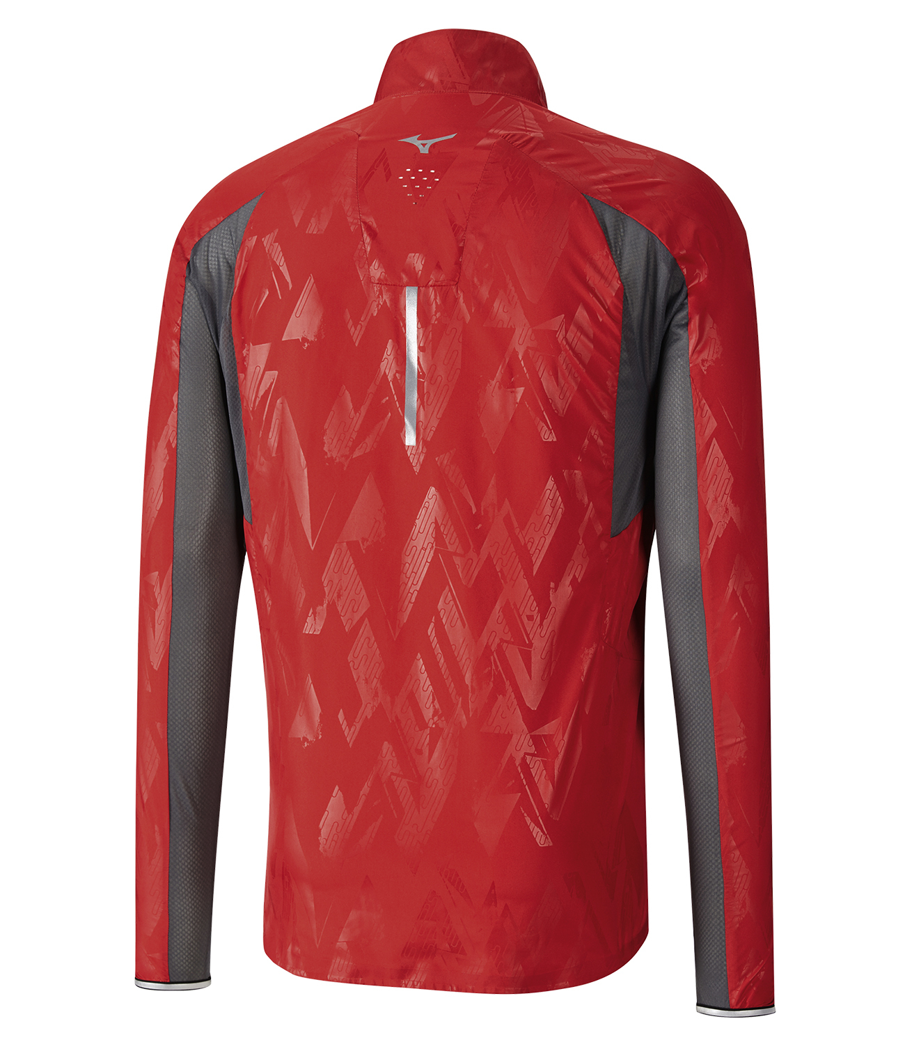 Mizuno Aero Jacket мужская куртка для бега красная - 2