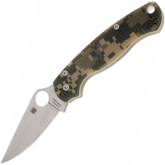 Фото Складной нож Spyderco Para Military 2, сталь CPM® S45V™, рукоять G10, камуфляж (Digi Camo)
