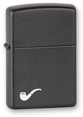 Фото Зажигалка ZIPPO PL Black Matte, латунь с порошковым покрытием, черный, матовая, 36х56х12 мм