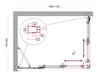 BelBagno Luce LUCE-AH-21-110/90-P-CR Душевой уголок, 110x90, цвет: хром