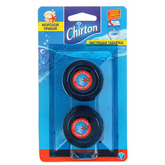 Таблетки для сливного бачка Chirton Морской 50 г 2 штуки в упаковке