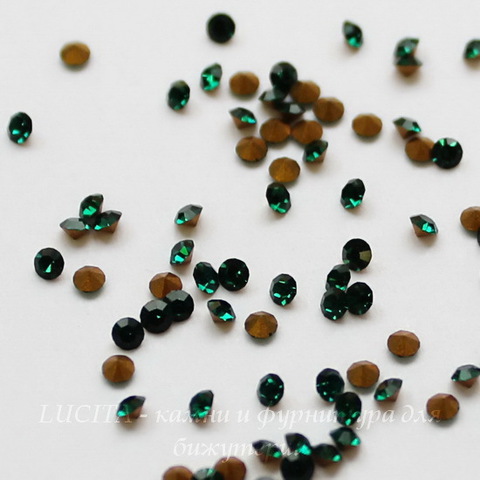 1028 Стразы Сваровски Emerald PP 14 (2-2,1 мм), 10 штук ()