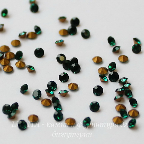 1028 Стразы Сваровски Emerald PP 14 (2-2,1 мм), 10 штук ()